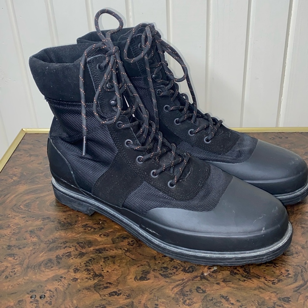 Hunter Mens Original Insulated Commando Boot Size 12 Black Rainboots